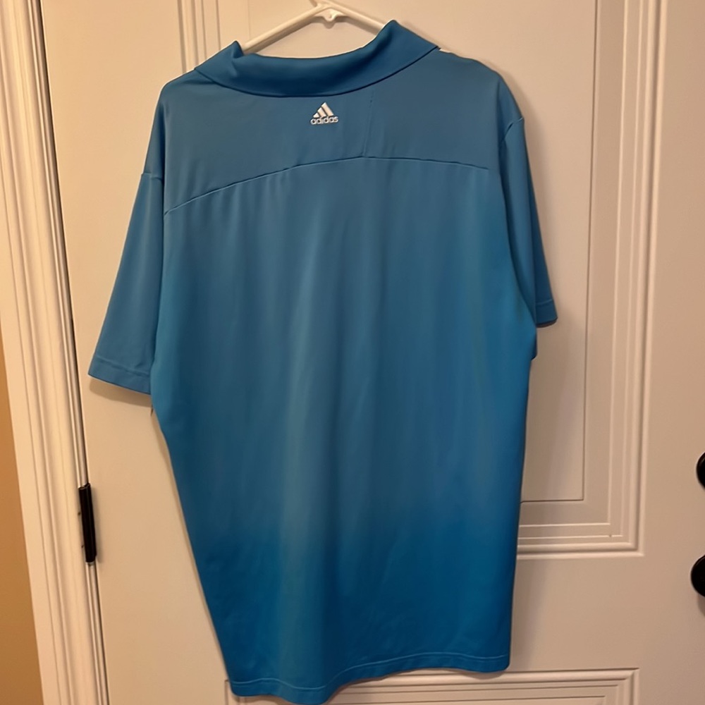 adidas Blue Polo Shirt - Picture 8 of 8